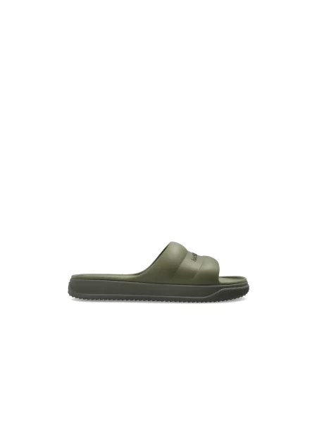 Klapki Moncler zielone