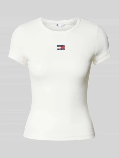 Tommy Jeans T-Shirt Badge biały