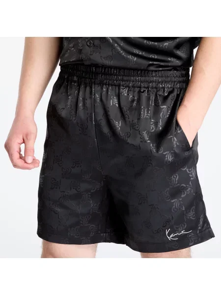 Βερμούδες Karl Kani Signature Aop Resort Shorts Black S μαύρο