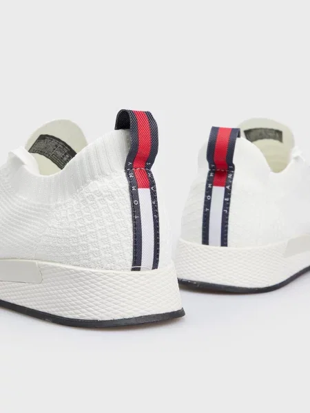Трикотажные кроссовки Tommy Jeans белые