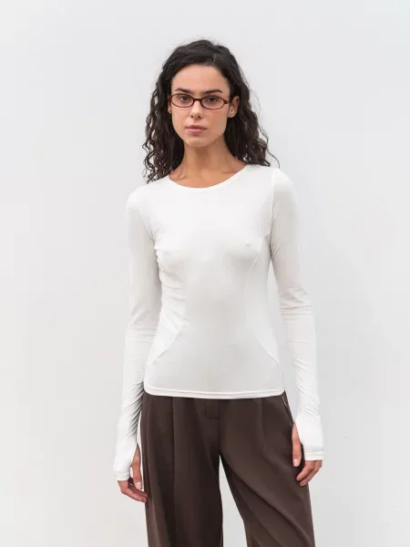 Лонгслів Romashka Тенеро молочний віскоза/нейлон