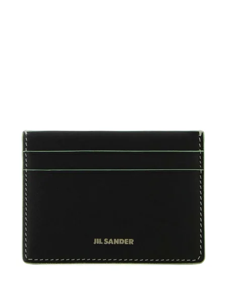 Portofel Jil Sander din piele negru