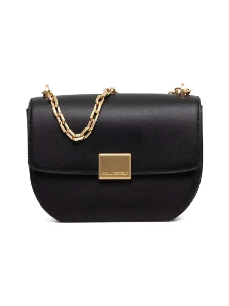 Torebka crossbody Karl Lagerfeld skórzana czarna