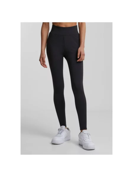 Legginsy Urban Classics z wysoką talią czarne