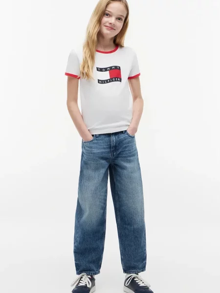 Tommy Hilfiger дънки за деца BARREL синьо
