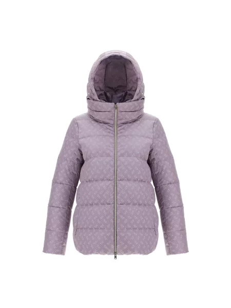 Kurtka puchowa Herno fioletowa