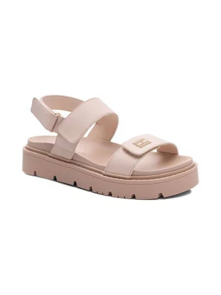 Sandály Tommy Hilfiger béžové