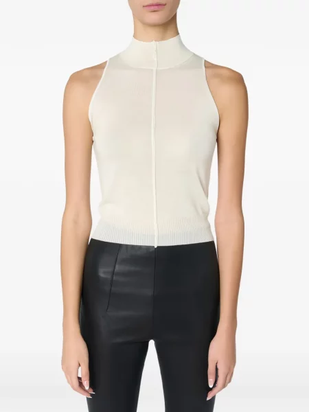 Top Amiri cu gât halter