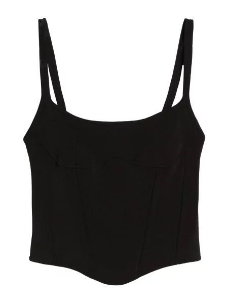 Bershka Top negru