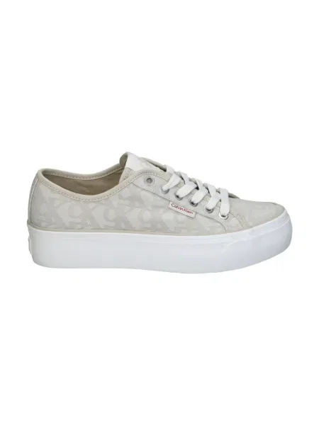 Calvin Klein Jeans Sneakers Vulc Flatf Jacquard Aop bej