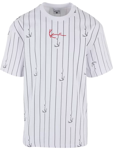 Karl Kani Tricou roșu / negru alb