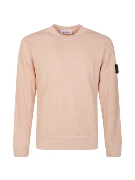 Hanorac Stone Island cu strasuri roz