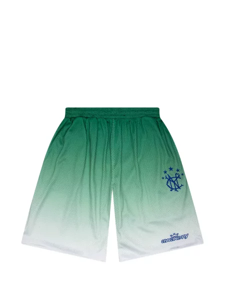 Pantaloni scurți Awake Ny cu gradient plasă verde