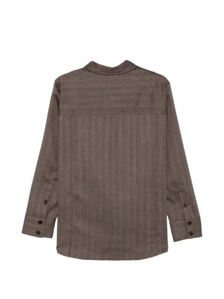 Cămașă Soeur cu model herringbone maro