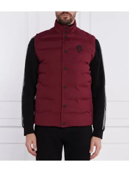 Karl Lagerfeld Vestă bordo