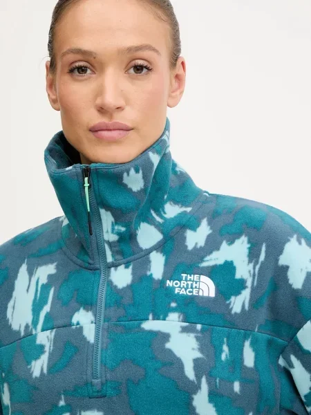Тренувальна кофта The North Face Mountain Athletics бірюзовий візерунок