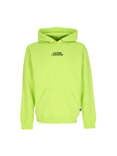 Bluza z kapturem Iuter zielona