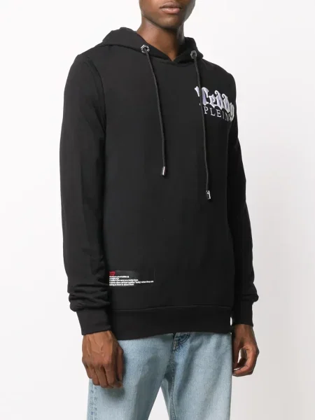Αρκουδάκι hoodie Philipp Plein με κέντημα μαύρο