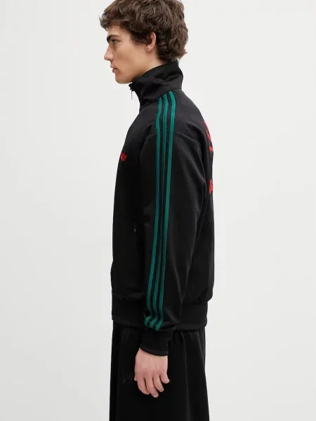 Φούτερ adidas Tt Black/ Collegiate Green XXL μαύρο