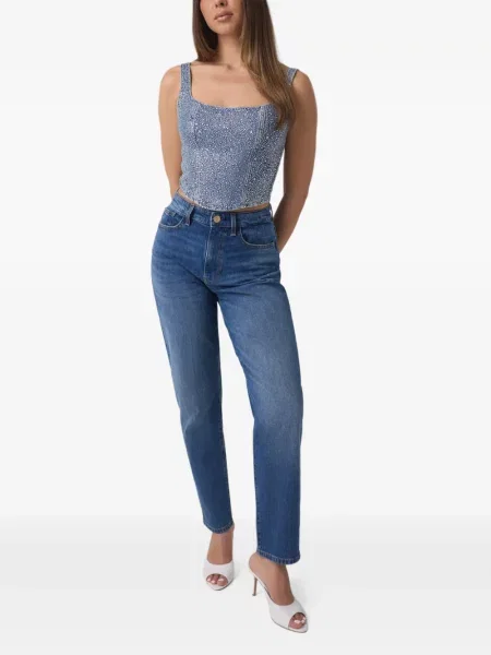 Stras top Guess albastru