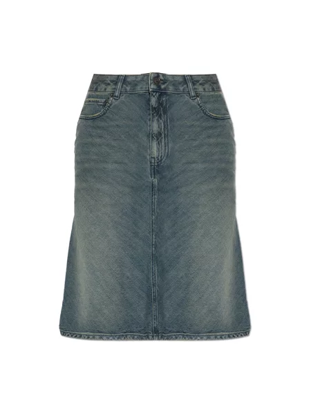 Spódnica jeansowa Balenciaga niebieska