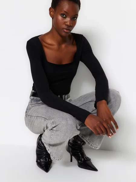 Bluză Trendyol negru