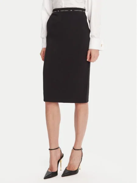 Elisabetta Franchi Fustă midi negru