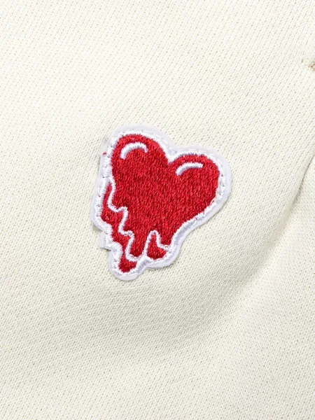 Kalhoty Emotionally Unavailable s potiskem bílé