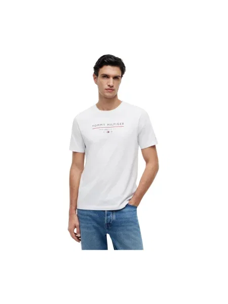 Koszulka Tommy Hilfiger z logo biała