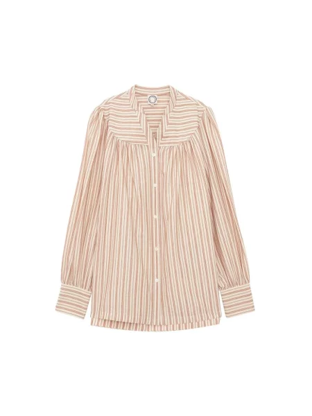 Bluzka Ines De La Fressange Paris w paski beżowa