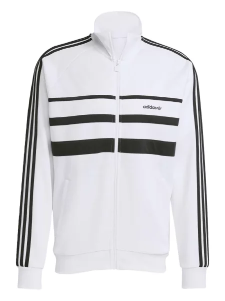 Pantaloni Adidas cu autograf alb