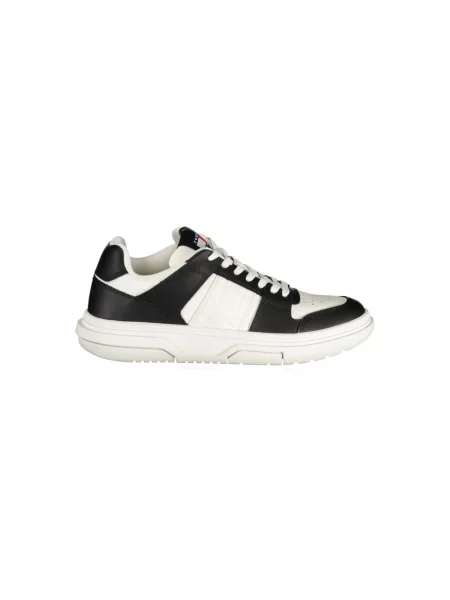 Trampki Tommy Jeans skórzane czarne
