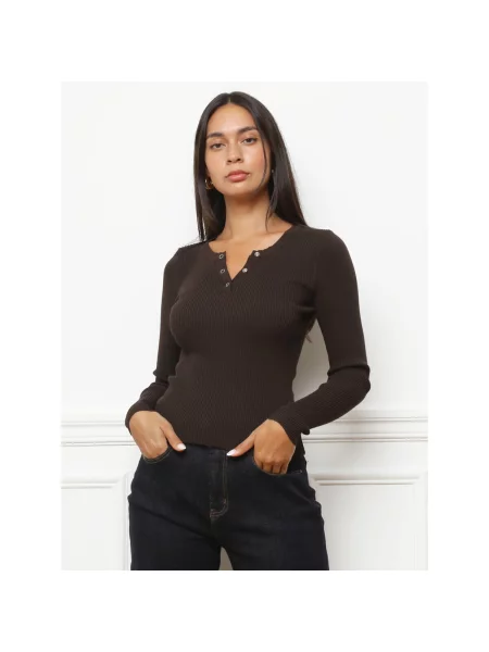 Top La Modeuse maro