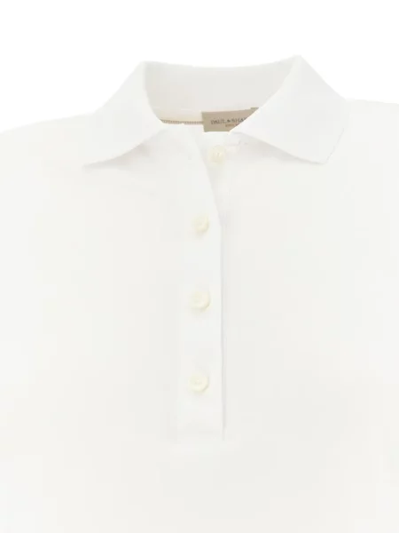 Scurt tricou polo Paul & Shark alb