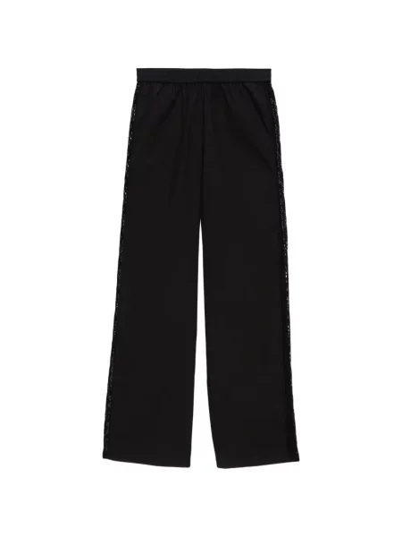 Pantaloni Msgm din dantelă negru