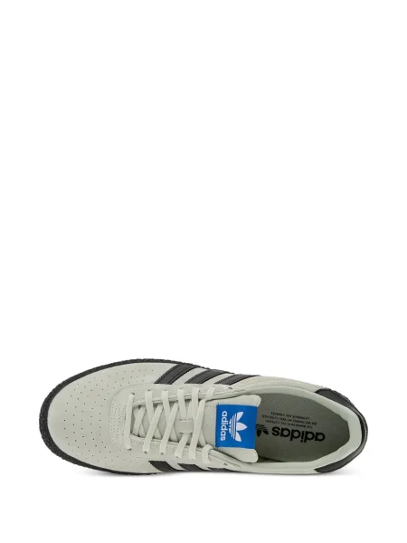 Sneakerși Adidas Gazelle din piele cu bretele albastru