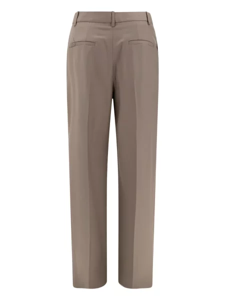 Pantaloni Loulou De Saison de lână maro