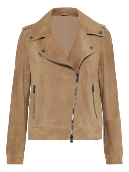 Geanta de piele Brunello Cucinelli maro