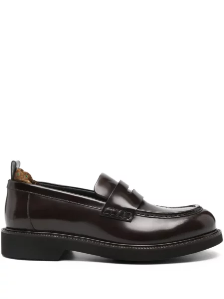 Pantofi loafer Etro din piele maro