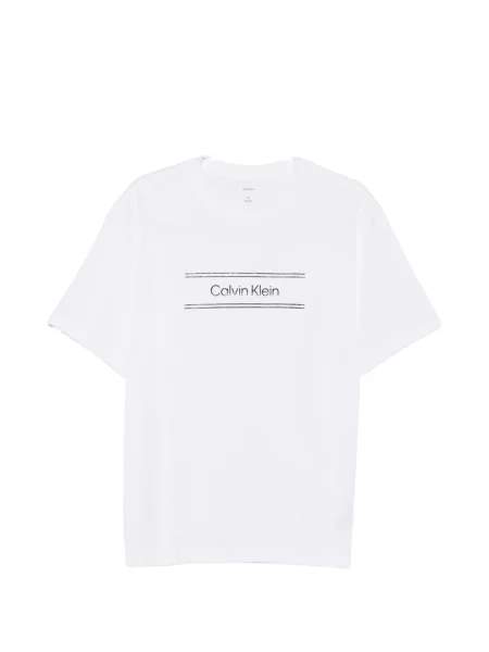 Tricou Calvin Klein cu imagine alb