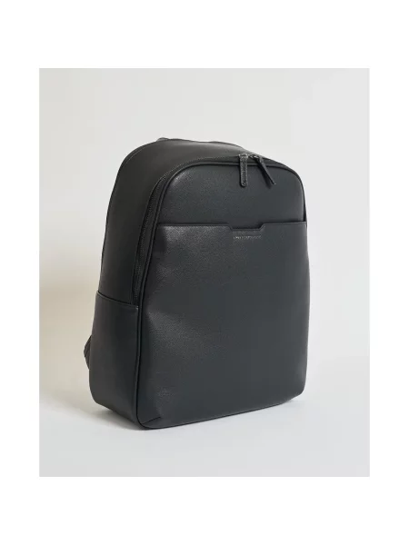 Torba Armani Exchange skórzana czarna
