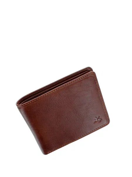 Кожаный кошелек Visconti черный