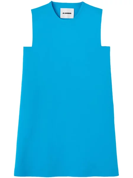 Rochie Jil Sander fără mâneci albastru
