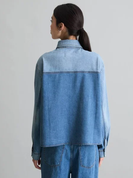 Сорочка повсякденна Marc O'Polo denim блакитний