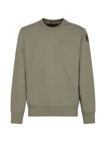 Hanorac crewneck Parajumpers cu aplicații verde