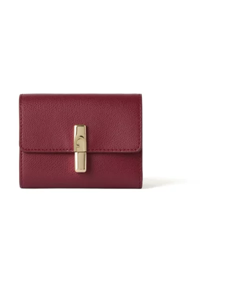Portfel Furla skórzany brązowy