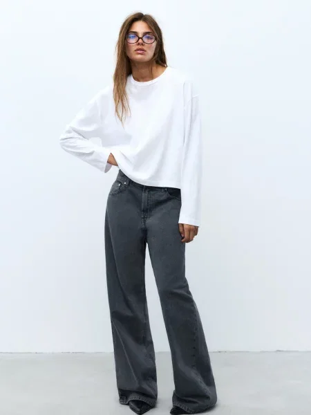 Pull&Bear Jeans denim albastru