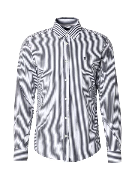 BOSS Košile Roan marine modrá bílá