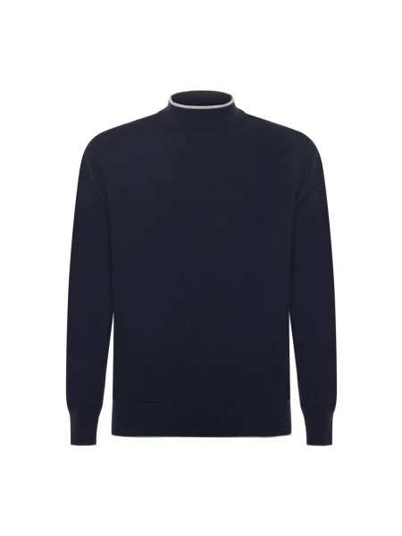 Golf golf Eleventy z kaszmiru niebieski