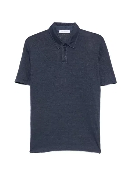 Tricou polo Daniele Fiesoli cu mâneci scurte albastru